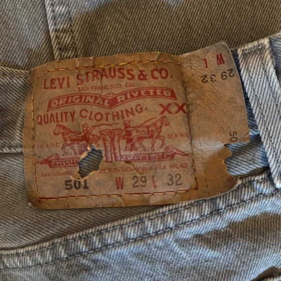 Levi's Light gray Straight Leg Jeans - Picture 3 of 3